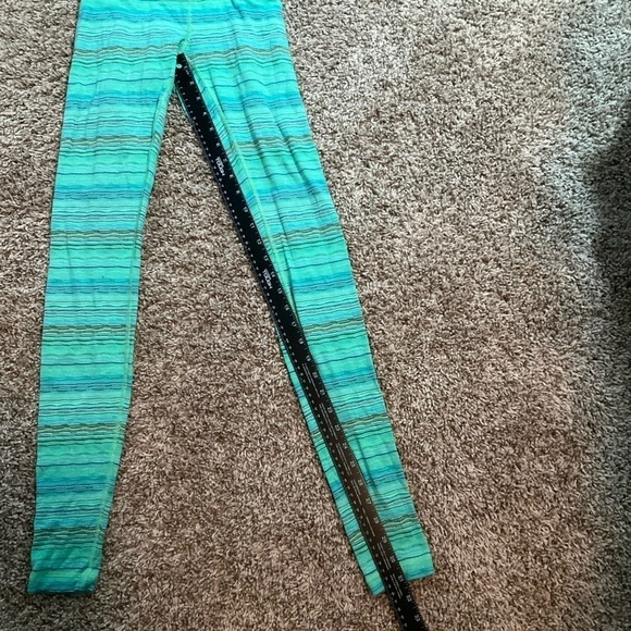 Lululemon Wunder Under Pant Space Dye Twist Dragonfly Naval Blue Green Sz 4 Rare - Picture 9 of 11